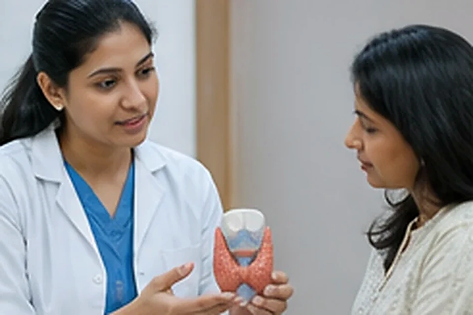Thyroid discussion related to Hypertension at Nadhira Cosmo Clinic, Avadi