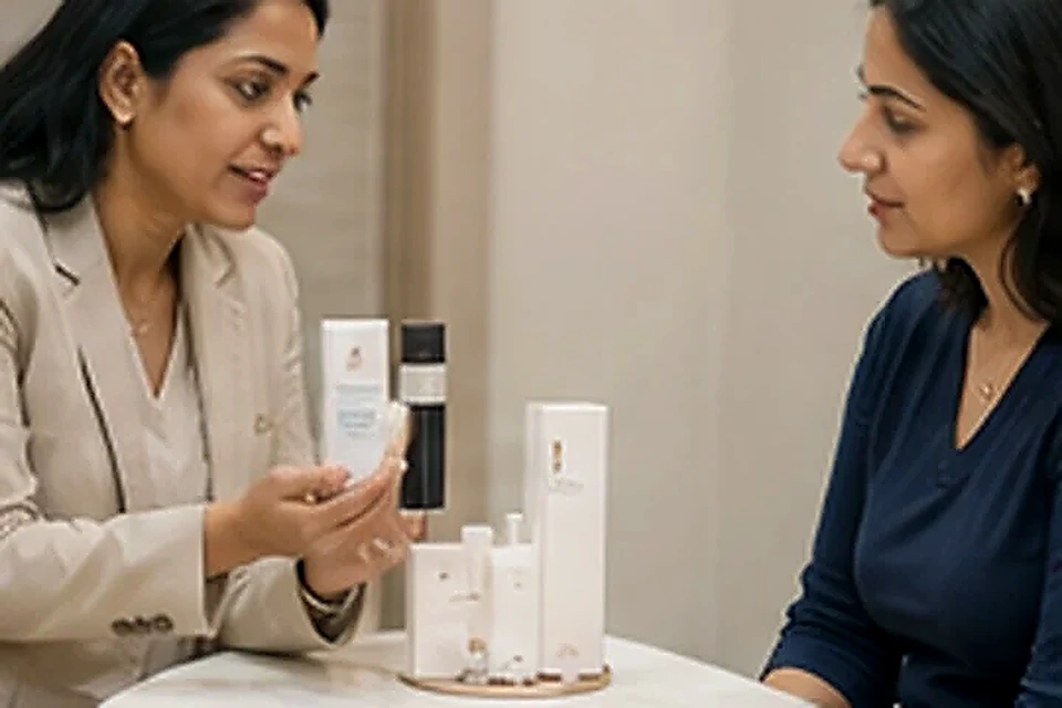 Prp face counseling related to Complete Skin, Hair & Aesthetic Solutions at Nadhira Cosmo Clinic, Avadi