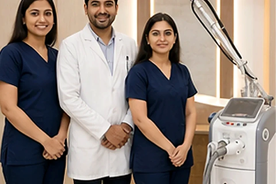 Laser clinic team related to Laser Resurfacing at Nadhira Cosmo Clinic, Avadi