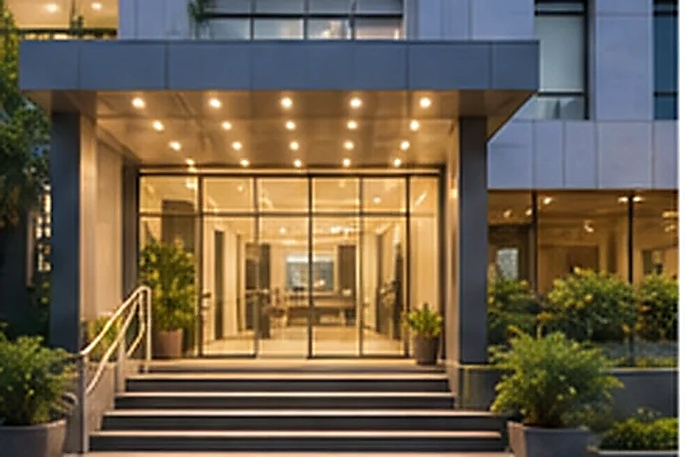 Modern clinic entrance related to Feel Confident in Your Skin at Nadhira Cosmo Clinic, Avadi