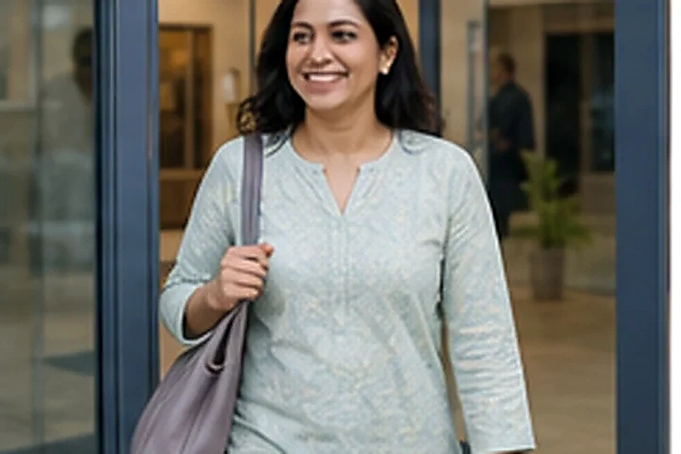 Patient leaving clinic related to Feel Confident in Your Skin at Nadhira Cosmo Clinic, Avadi