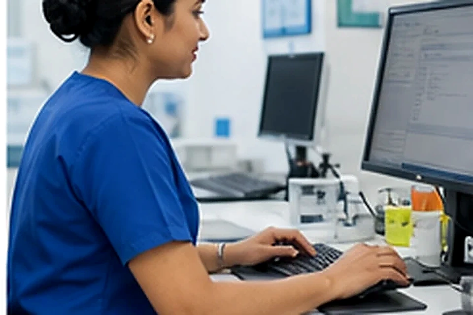 Nurse workstation related to Complete Skin, Hair & Aesthetic Solutions at Nadhira Cosmo Clinic, Avadi