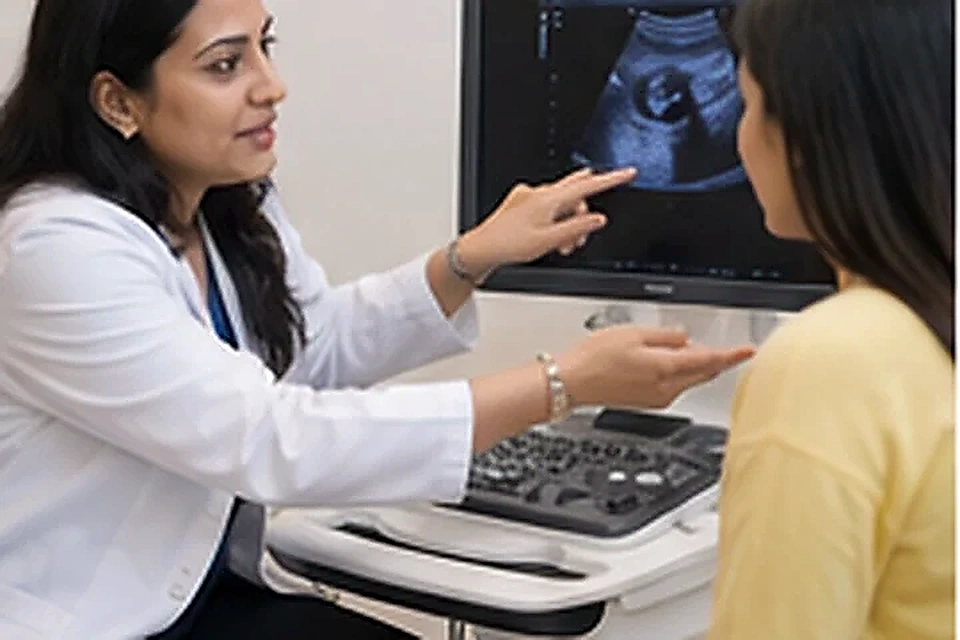 Ultrasound explanation related to Cancer Screening at Nadhira Cosmo Clinic, Avadi